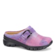 Nurse Mates Linzi Slip-On Shoes (pink plaid)