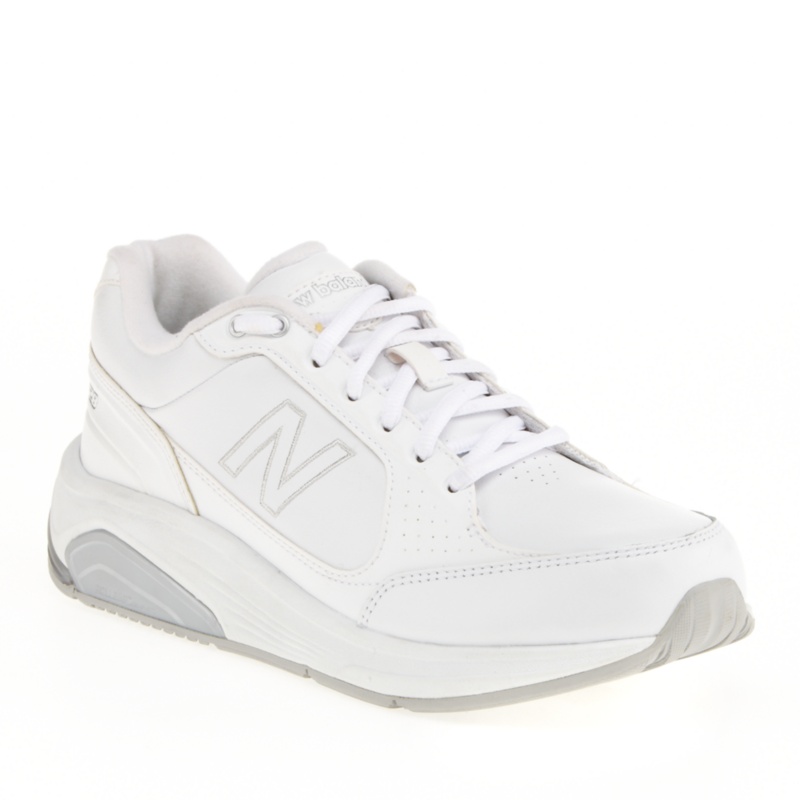 New Balance 928 Tie Walking Shoes (Women's)--White Leather, 8 - 8