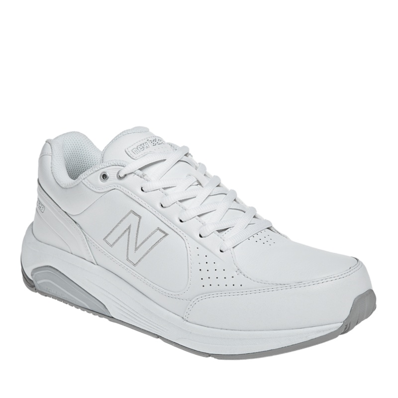 New Balance 928 Tie Walking Shoes (Men's)--White, 12.5 - 12.5