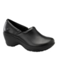 Nurse Mates Bryar Slip-On Clog Shoes (black leather)