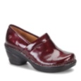 Nurse Mates Halle Slip-On Shoes (wine patent)