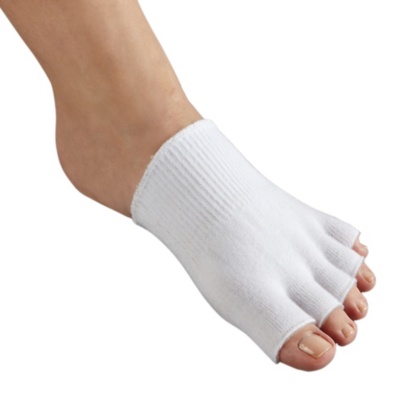 FootSmart Gel Lined Toe Separating Socks, Pair :: Overlapping Toes ...