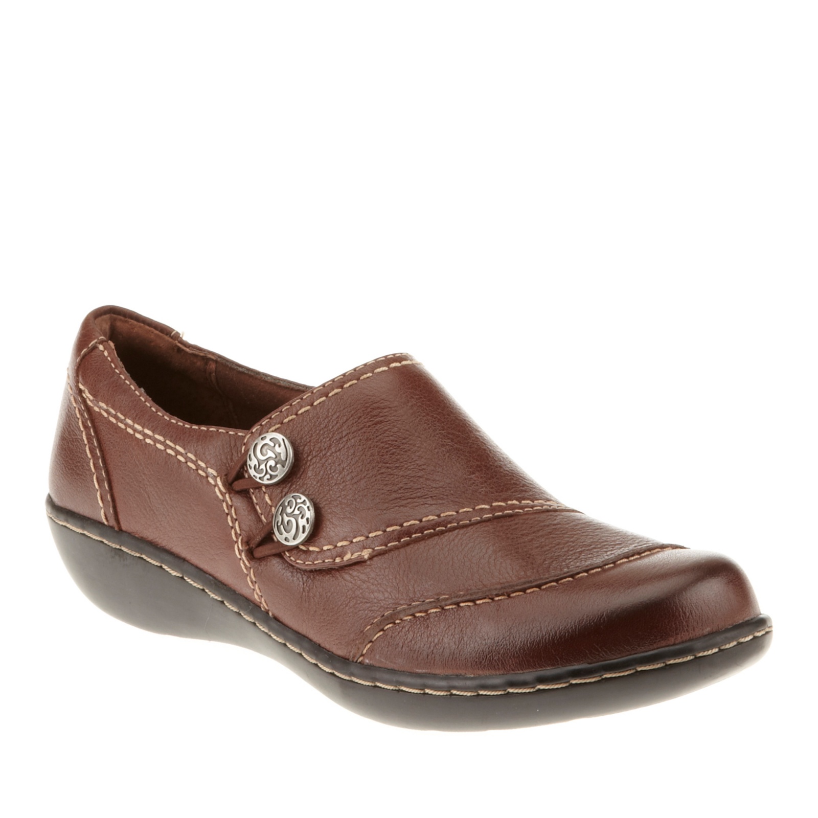 Clarks Bendables Ashland Alpine Slip on Shoes Mid Brown 7 M B M | eBay